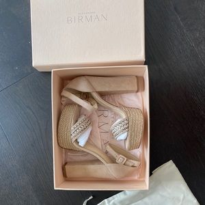 Alexandre Birman Alice Suede Platform Sandal